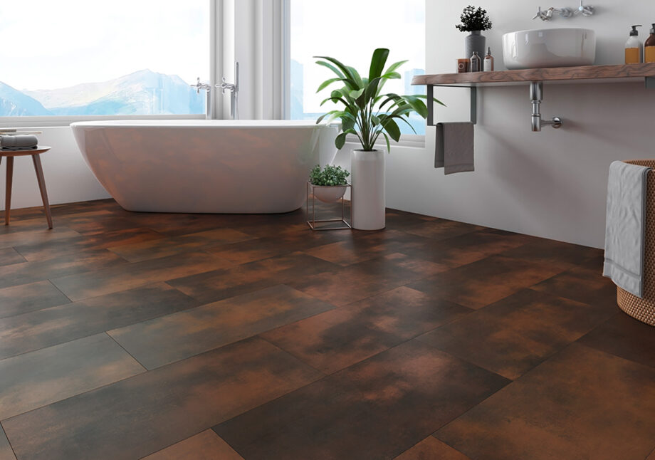 Inhaus Elandura Vinyl Tile Flooring 5mm Hazelnut - Image 2
